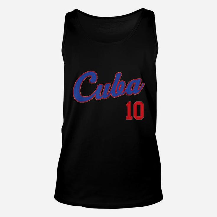 Retro Cuba Baseball 10 Unisex Tank Top