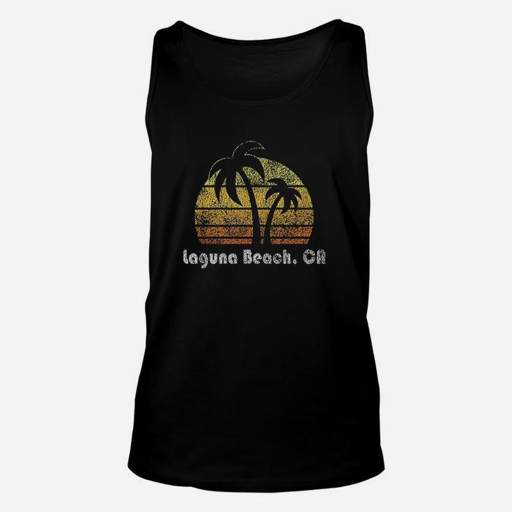 Retro Laguna Beach  California Beach Unisex Tank Top
