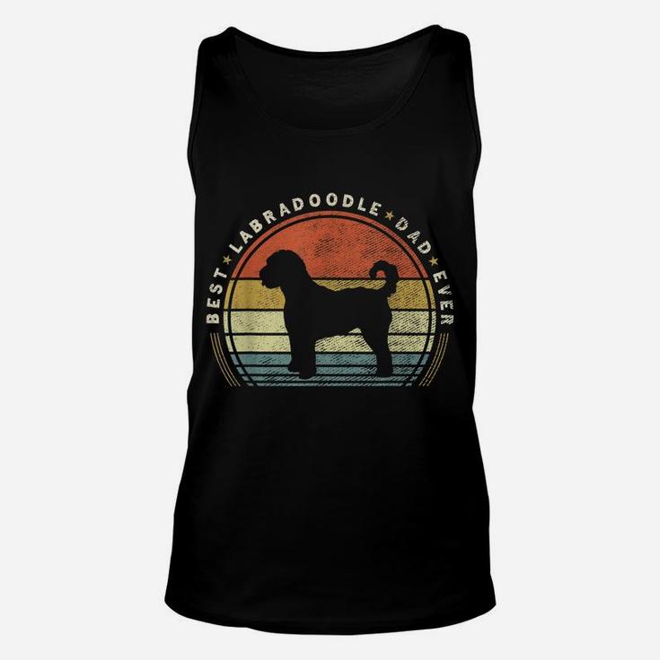 Retro Vintage Best Labradoodle Dad Ever Father Day Unisex Tank Top
