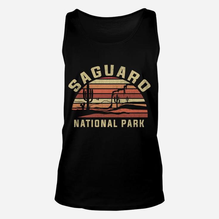 Retro Vintage National Park - Saguaro National Park Unisex Tank Top