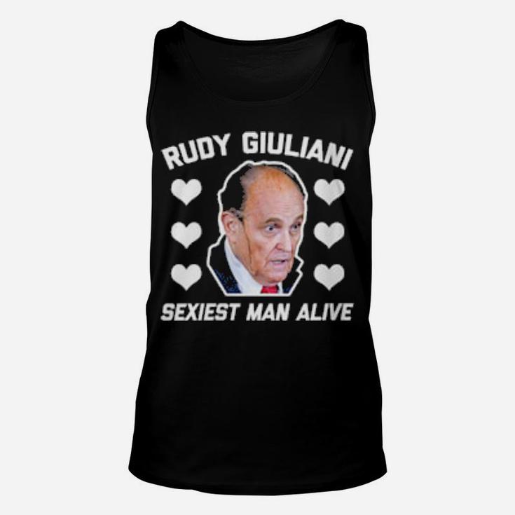 Rudy Giuliani Man Alive Political Unisex Tank Top
