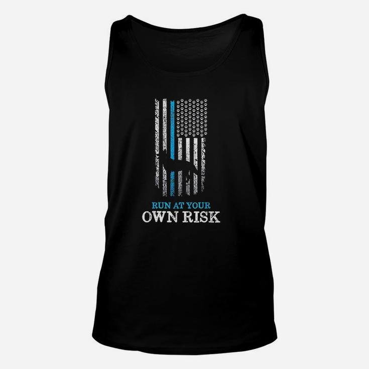 Run At Your Own Risk Unisex Tank Top