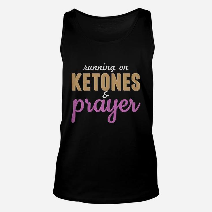 Running On Ketones  Prayer Unisex Tank Top