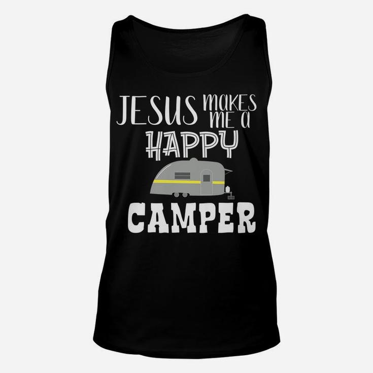 Rv Gift God Jesus Religious Christian Family Camping Camper Unisex Tank Top