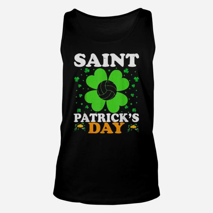 Saint Patrick's Day Irish Shamrock Volleyball Unisex Tank Top