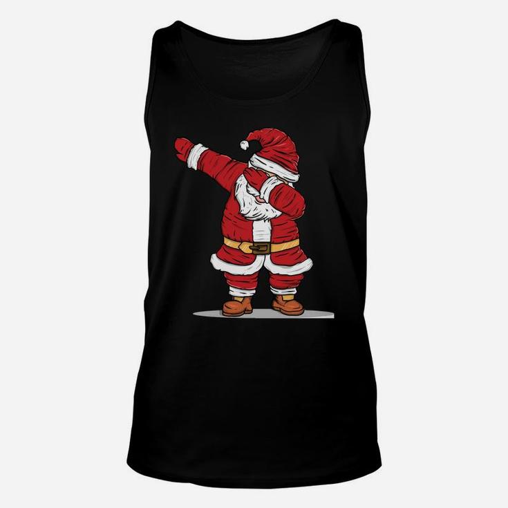 Santa Claus Dab Dabbing Christmas Xmas Gift Sweatshirt Unisex Tank Top