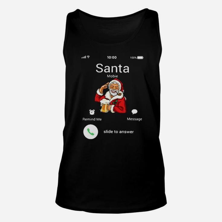 Santa Is Calling Unisex Tank Top