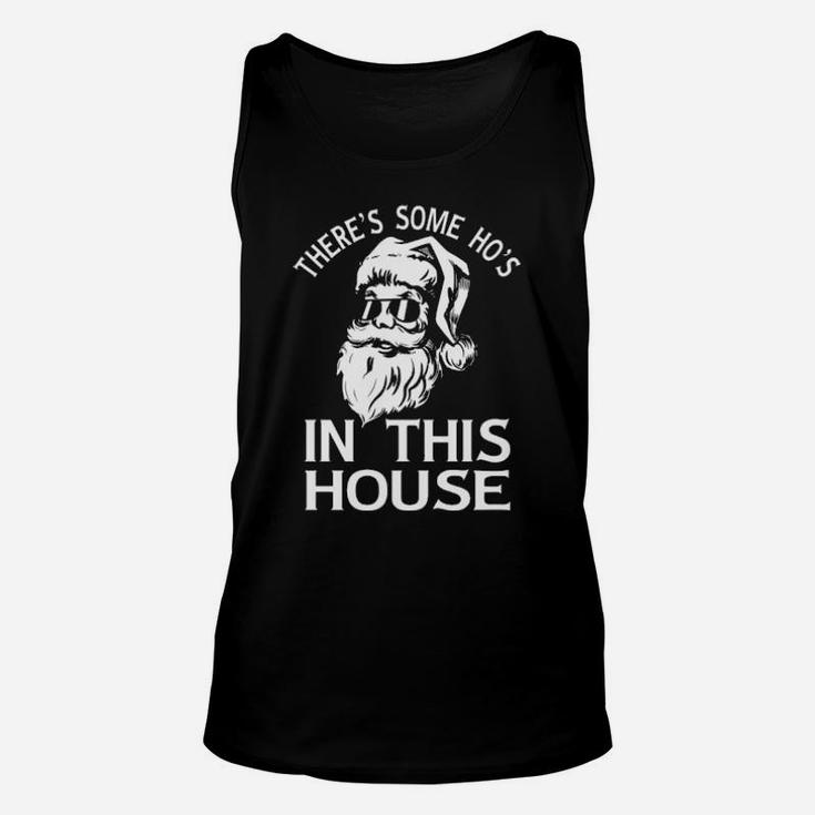 Santa There's Some Ho's In This House Unisex Tank Top