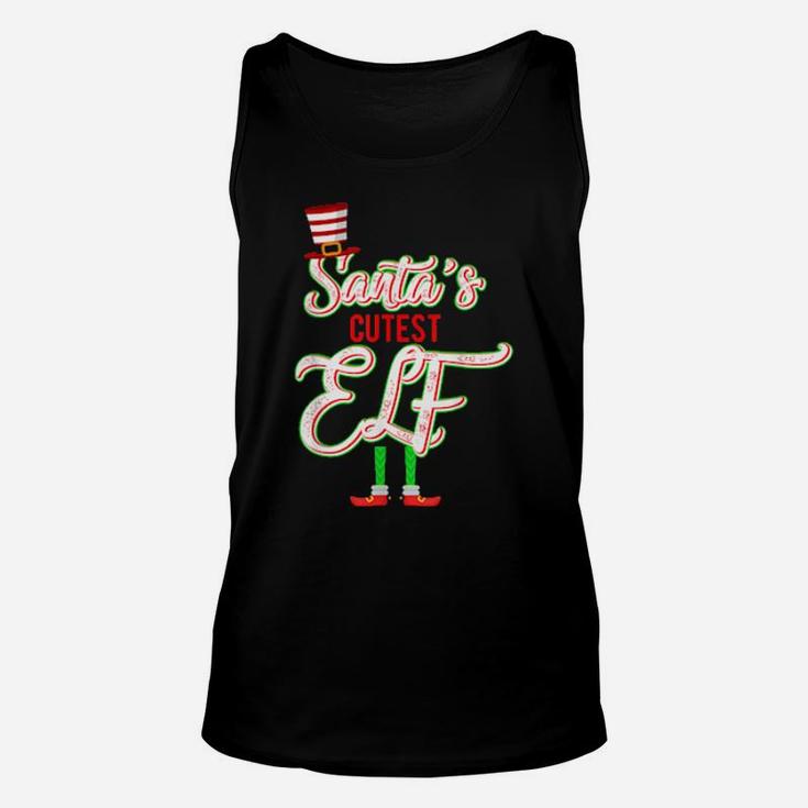 Santa's Cutest Elf Unisex Tank Top