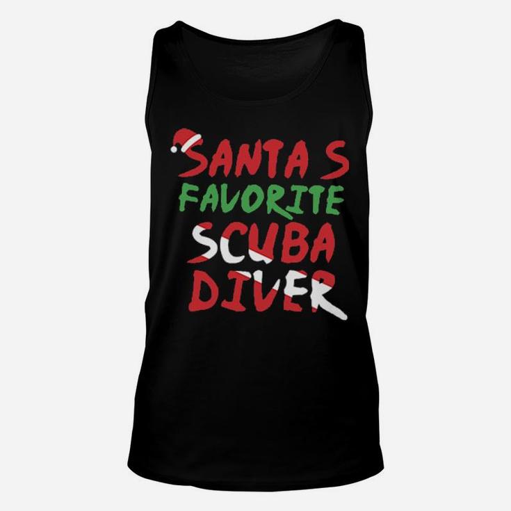 Santa's Favorite Scuba Dive Unisex Tank Top