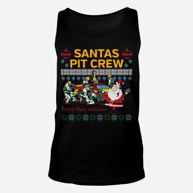 Santas Pit Crew Unisex Tank Top