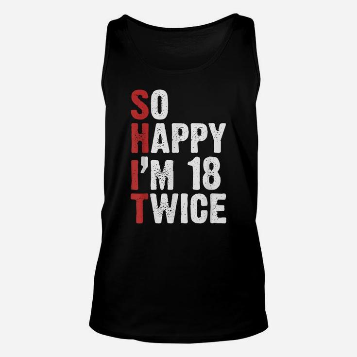 Sarcastic Funny 36 Years Old Bday Vintage 36Th Birthday Tee Unisex Tank Top