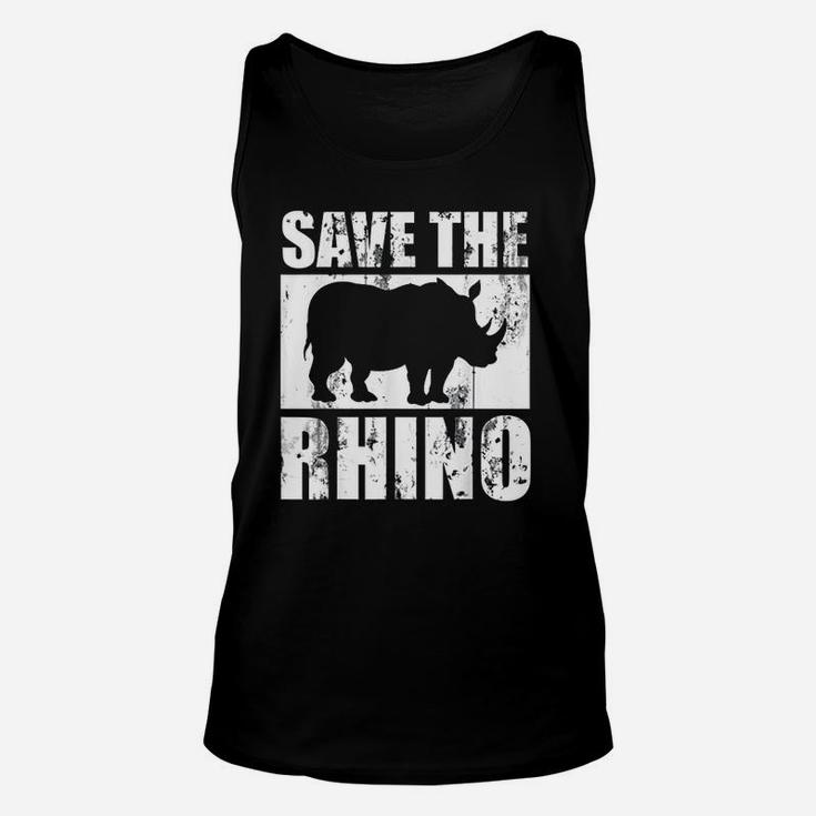 Save The Rhino Unisex Tank Top