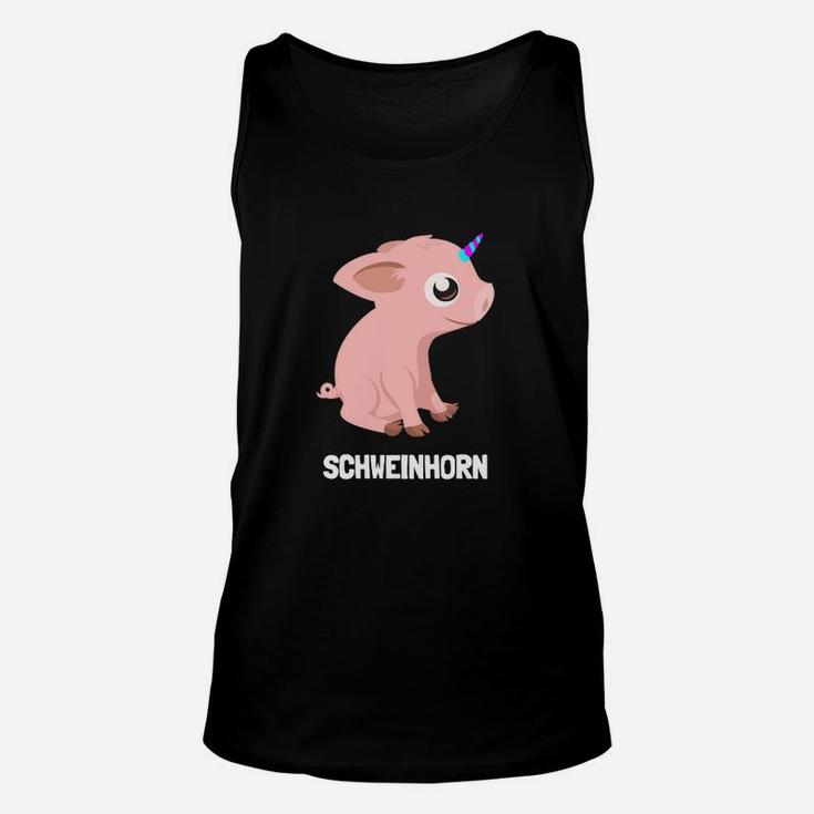 Schweinhorn Lustiges Einhorn-Schwein Unisex TankTop, Spaßiges Outfit