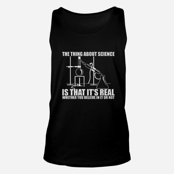 Science Real Believe Or Not Unisex Tank Top