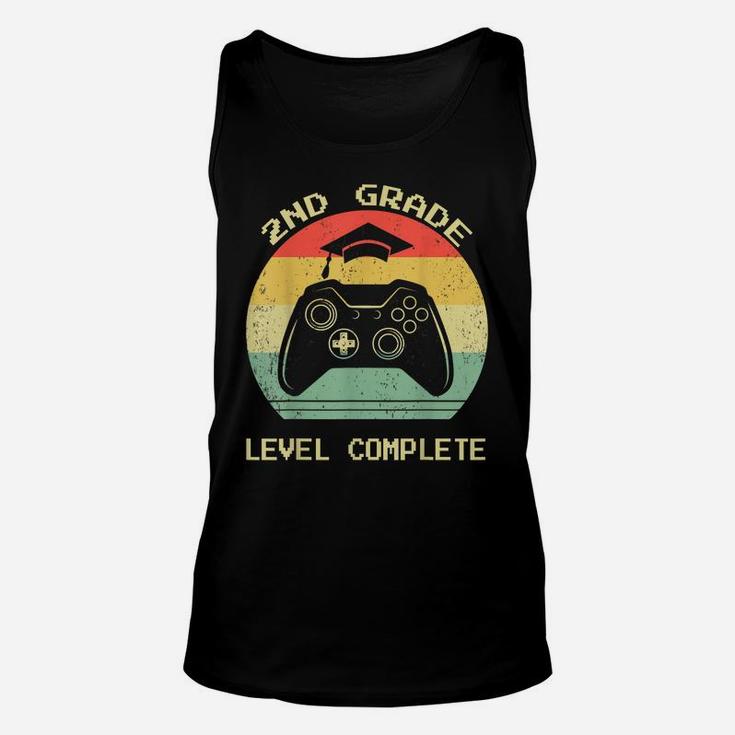 Second 2Nd Grade Graduation Level Complete Video Gamer Gift Unisex Tank Top