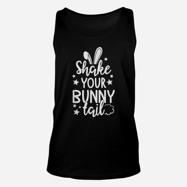 Shake Your Bunny Tail Funny Easter Day Egg Hunting Unisex Tank Top