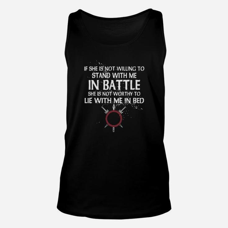 She Is Not Willing To Stand With Me Unisex Tank Top