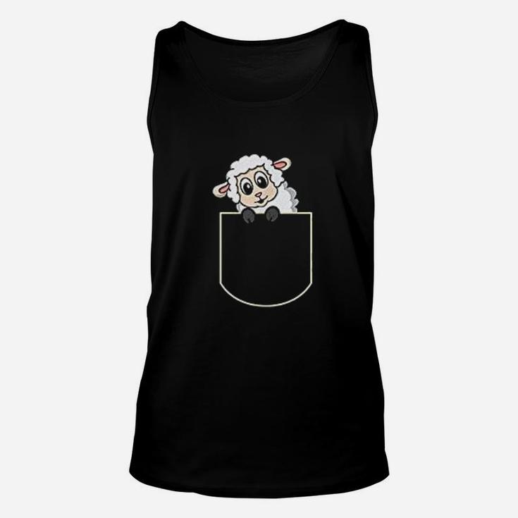 Sheep In The Pocket Unisex Tank Top