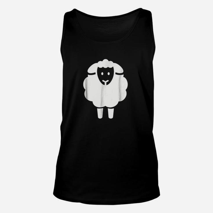 Sheep With Face Unisex Tank Top