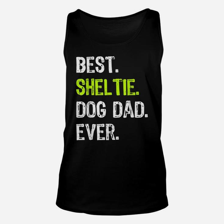 Sheltie Dog Dad Fathers Day Dog Lovers Unisex Tank Top