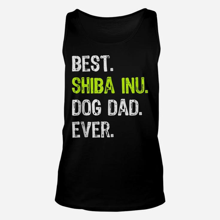 Shiba Inu Dog Dad Fathers Day Dog Lovers Unisex Tank Top