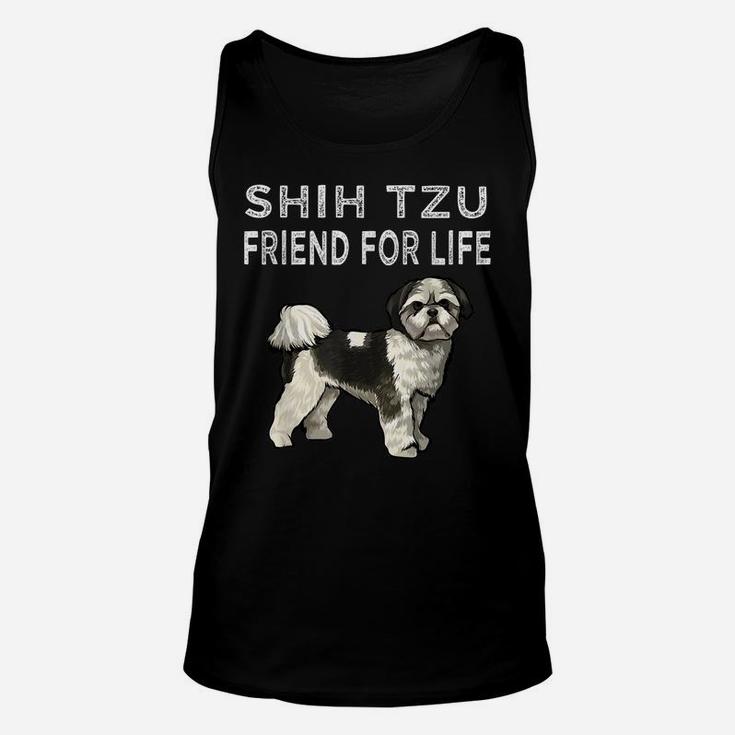 Shih Tzu Friend For Life Dog Friendship Unisex Tank Top