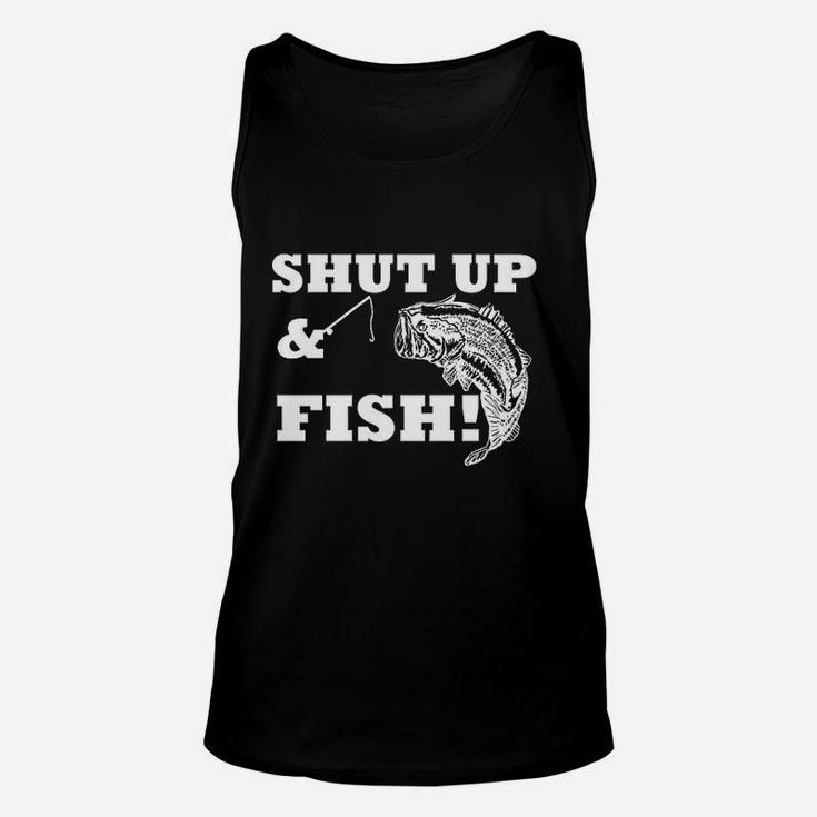 Shut Up N Fish Funny Country Song Unisex Tank Top