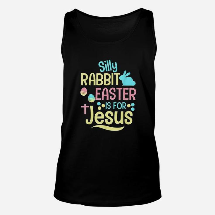 Silly Rabbit Easter Is For Jesus Christian Unisex Tank Top