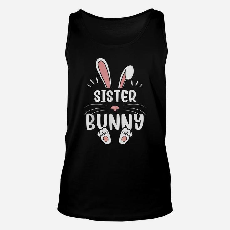 Sister Bunny Funny Matching Easter Bunny Egg Hunting Unisex Tank Top