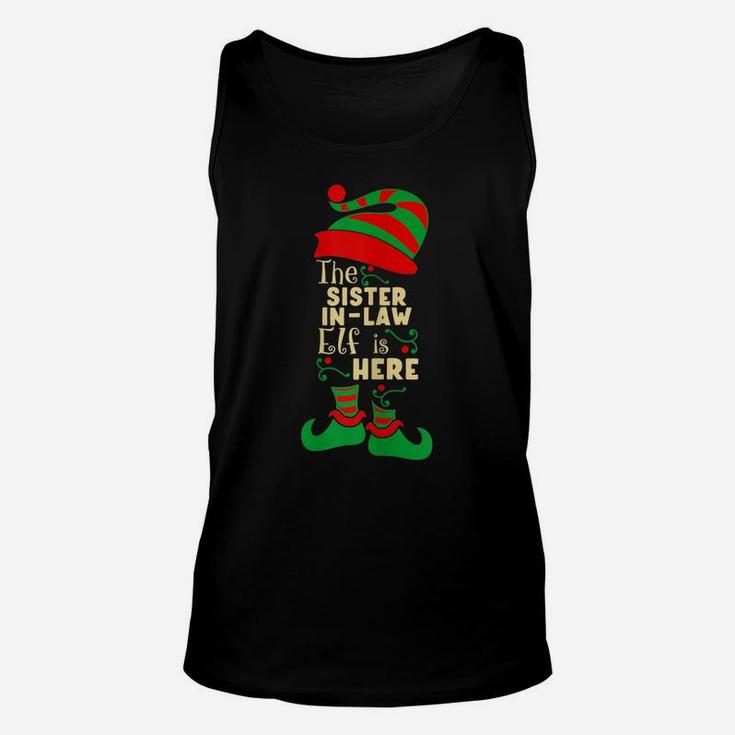 Sister-In-Law Elf Christmas Matching Family Pajama Christmas Unisex Tank Top
