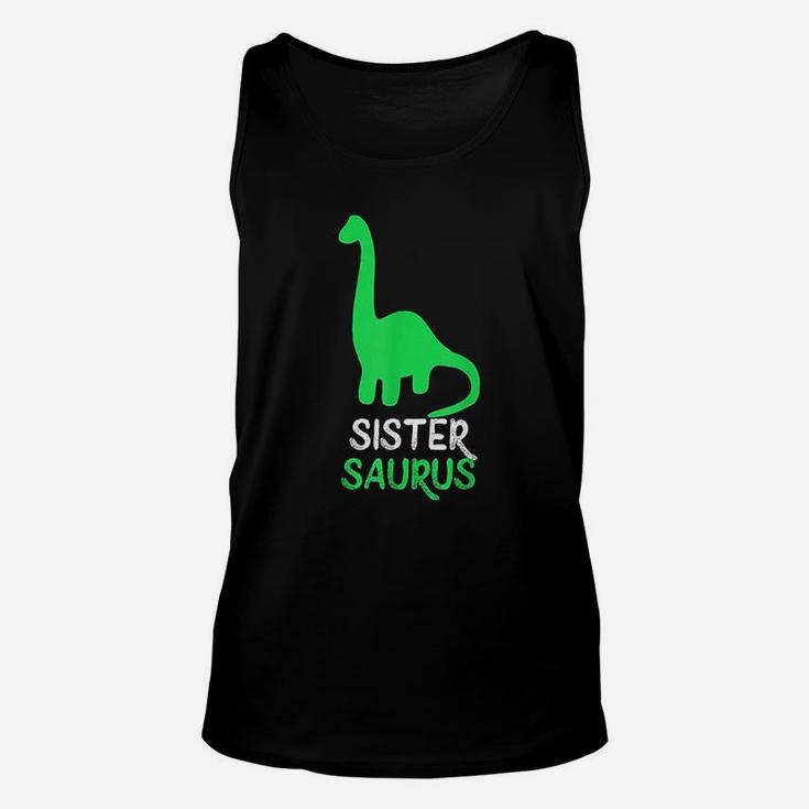 Sister-Saurus Funny Dinosaur Unisex Tank Top