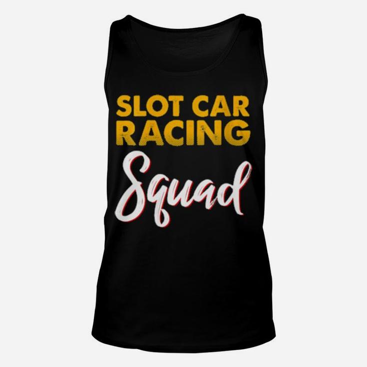 Slot Car Racing Squad Unisex Tank Top