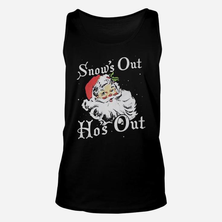 Snow's Out Hos Out Unisex Tank Top