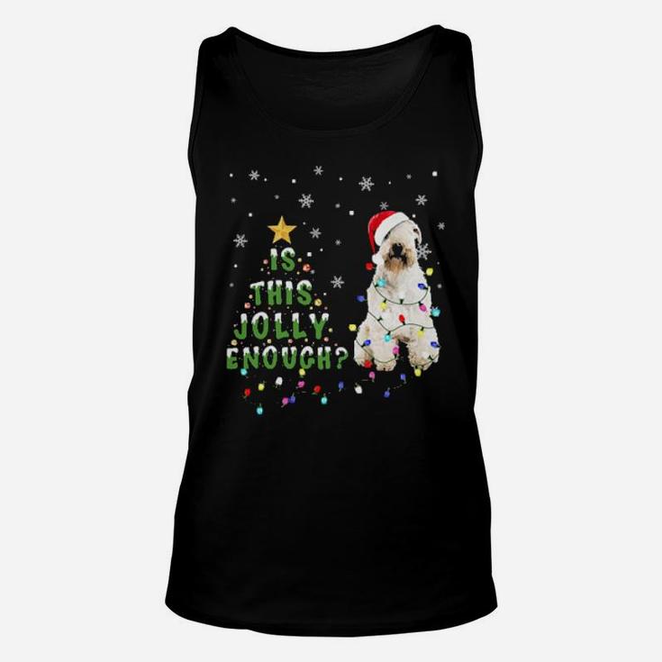 Soft-Coated Wheaten Terrier Santa Is This Jolly Enough Unisex Tank Top