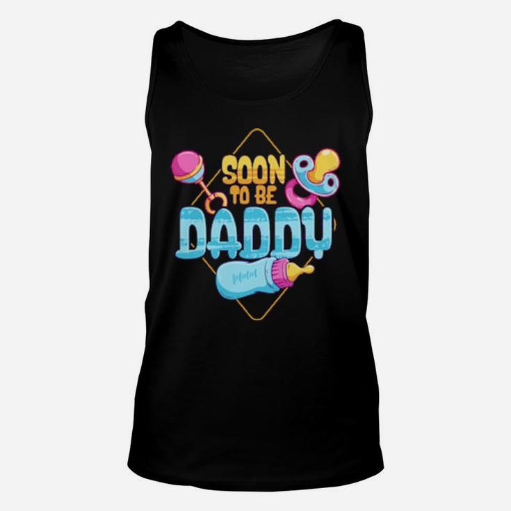 Soon To Be Daddy Pregnancy Announcement Dad To Be Unisex Tank Top