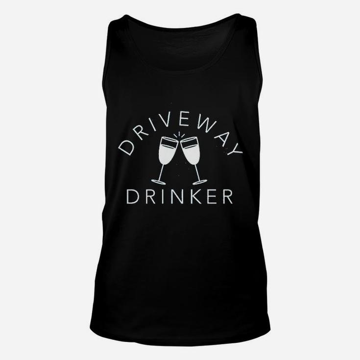 Spunky Pineapple Driveway Drinker Funny Drinking Workout Muscle Unisex Tank Top