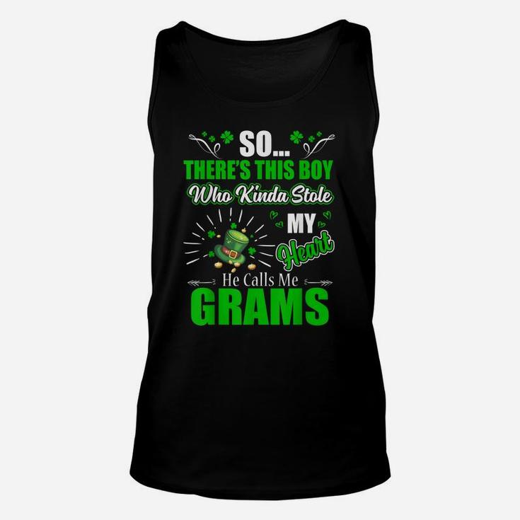 St Patrick Day Who Kinda Stole My Heart Calls Me Grams Unisex Tank Top