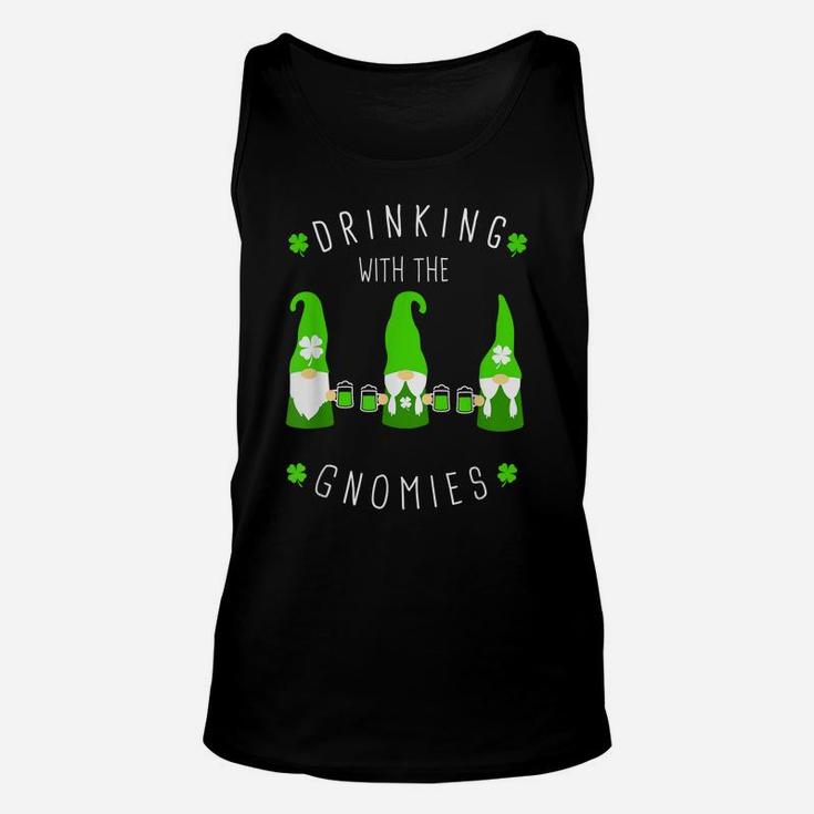 St Patricks Day Gnome And Green Beer Design Irish Parties Unisex Tank Top
