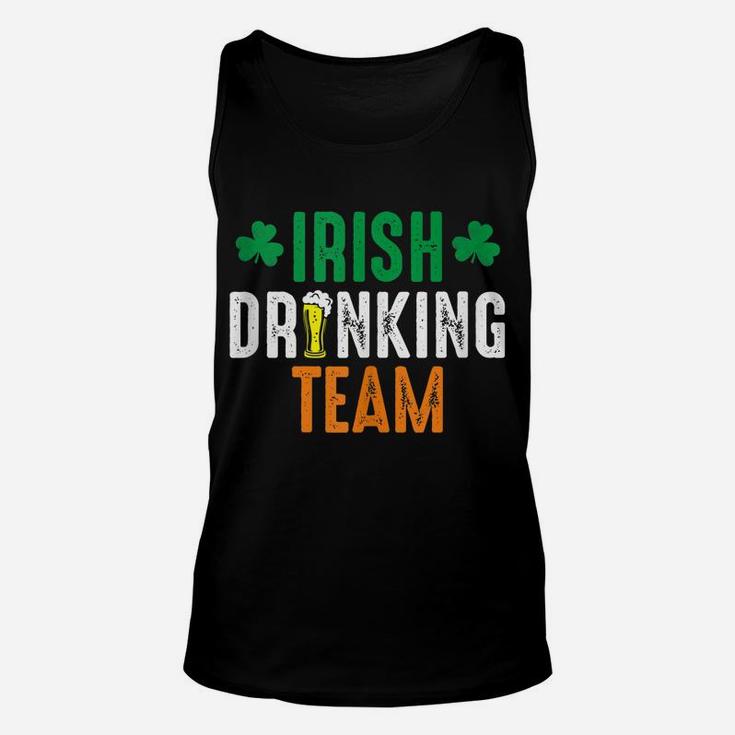 St Patrick's Irish Beer Drinking Team Ireland Flag Clover Unisex Tank Top