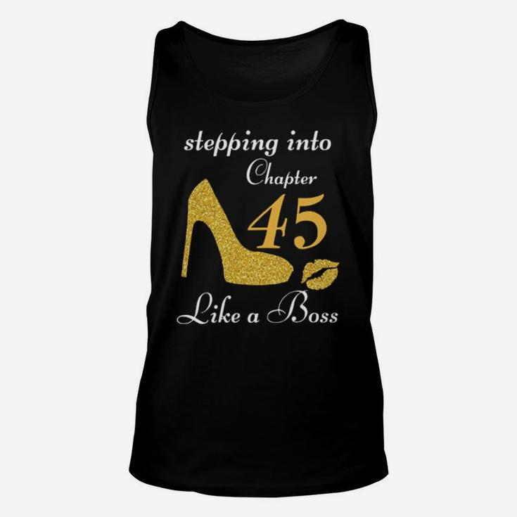 Stepping Into Chapter 45 Like A Boss Unisex Tank Top