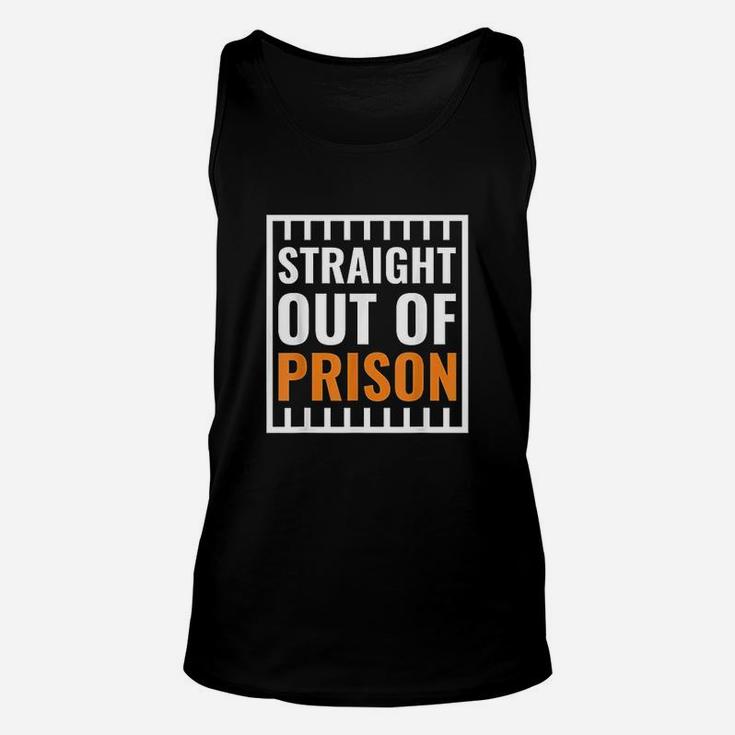 Straight Out Of Prison  Costume Parody Role Play Unisex Tank Top