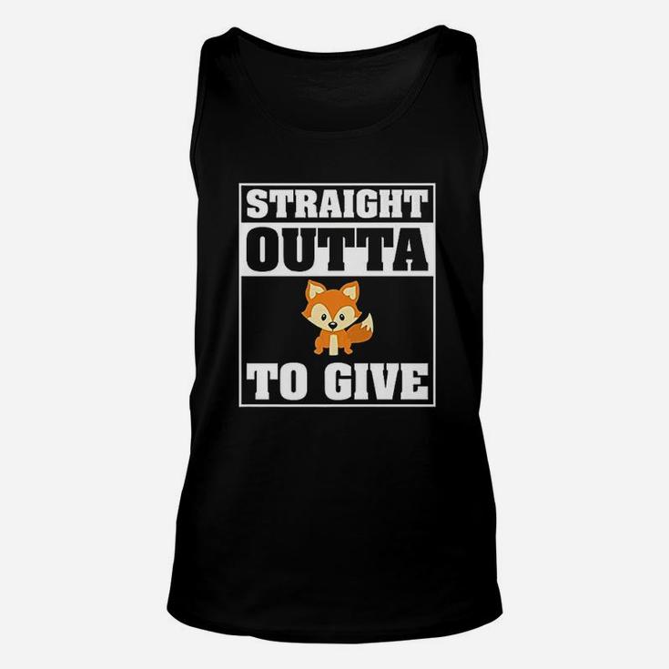 Straight Outta Fox To Give Unisex Tank Top