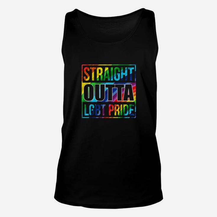 Straight Outta Lgbt Pride Lgbtq Rainbow Flag Pride Unisex Tank Top