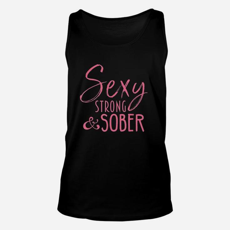 Strong And Sober Sobriety Unisex Tank Top