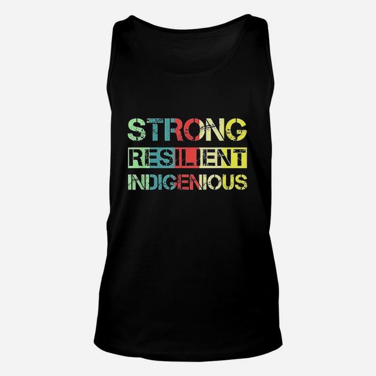Strong Resilient Indigenous Native American Unisex Tank Top