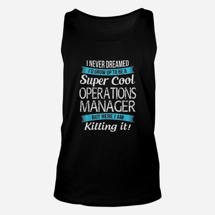 Super Cool Operations Manager Unisex Tank Top