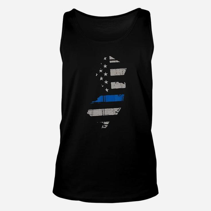 Support Law Enforcement New Jersey Nj State Police Unisex Tank Top