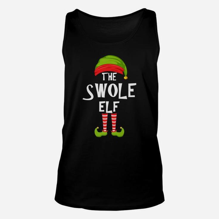Swole Elf Matching Family Christmas Party Pajama Group Gift Unisex Tank Top