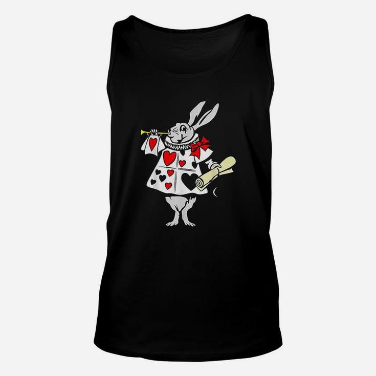 T Bunny Playing Music Unisex Tank Top